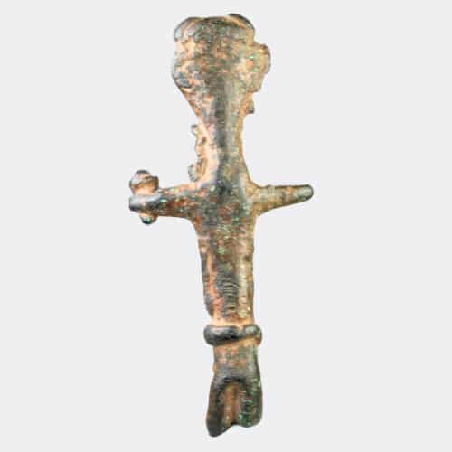 West Asian Antiquities - Luristan or Piravend votive bronze male figure
