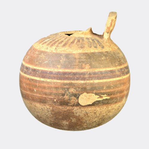 Greek Antiquities - Italo-Corinthian painted pottery aryballos