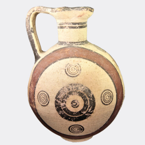 Cypriot Antiquities - Cypriot Bichrome Ware jug, reputedly ex. Cyprus Museum