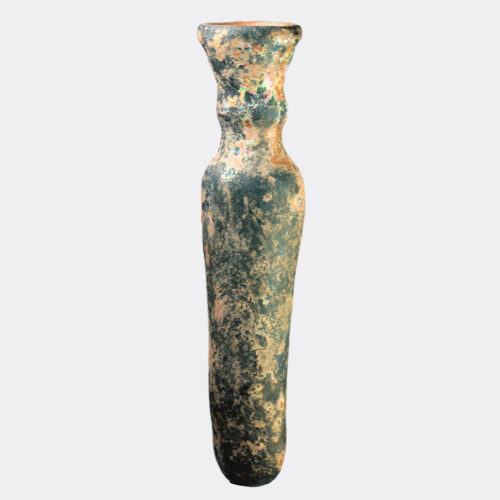 Miscellaneous Antiquities - Byzantine or Islamic dark blue glass vessel