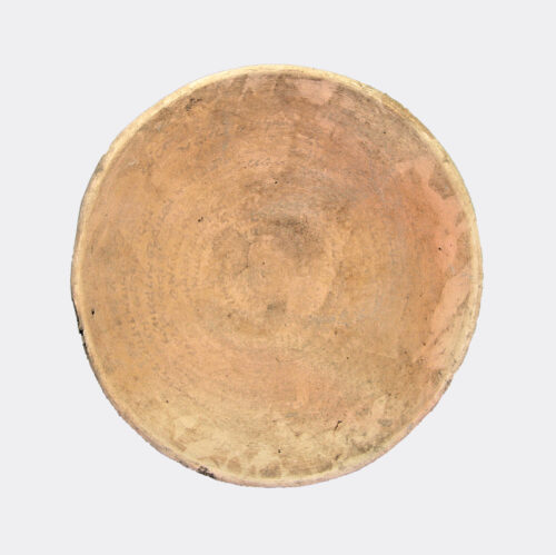 West Asian Antiquities - Sassanian Mandaean or Aramaic pottery incantation bowl