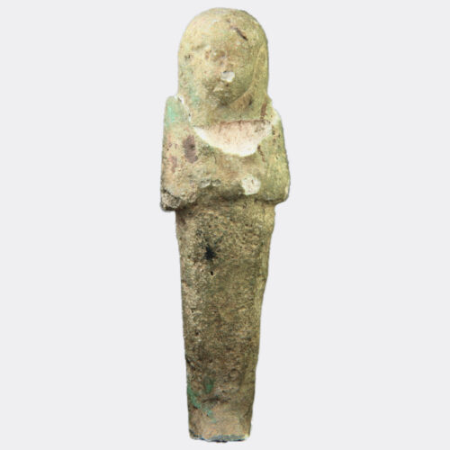 Egyptian Antiquities - Egyptian faience shabti figure