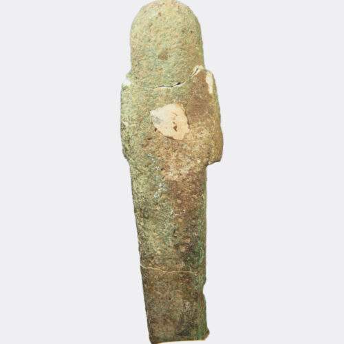 Egyptian Antiquities - Egyptian faience shabti figure