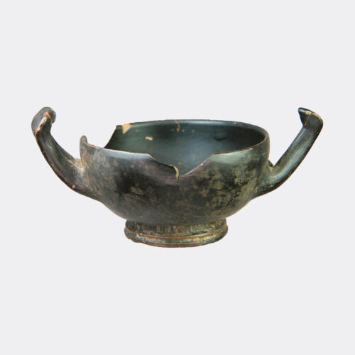 Greek Antiquities - Greek Attic black glaze palmette cup