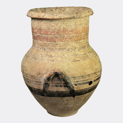 Cypriot Antiquities - Cypriot bichrome painted pottery amphora