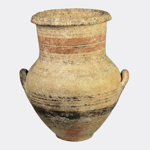 Cypriot Antiquities - Cypriot bichrome painted pottery amphora