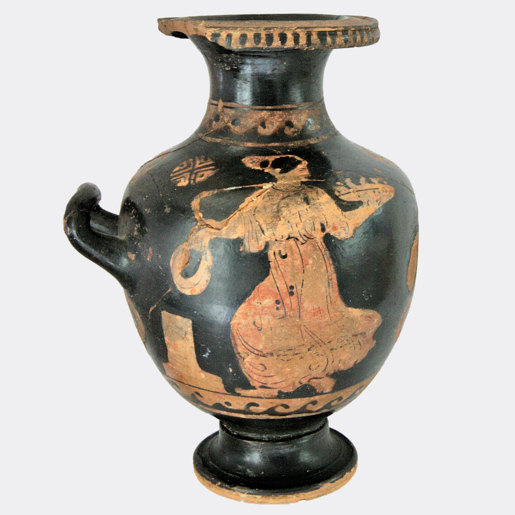 Greek Red Figure Hydria With Offering Scene Helios Gallery