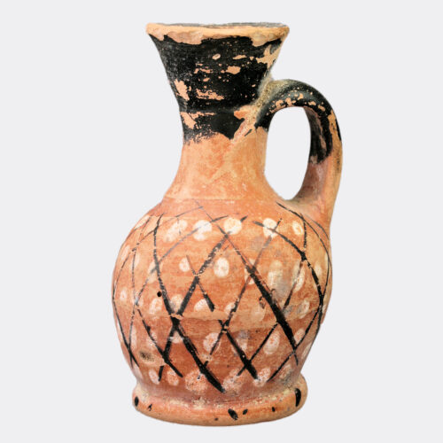 Greek Antiquities - Greek pottery net lekythos