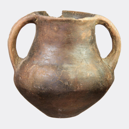 Miscellaneous Antiquities - Etruscan impasto ware pottery amphora