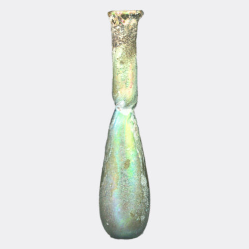 Roman iridescent glass unguentarium