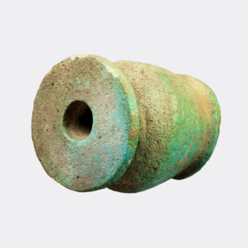 Egyptian Antiquities - Egyptian 18th Dynasty faience kohl jar