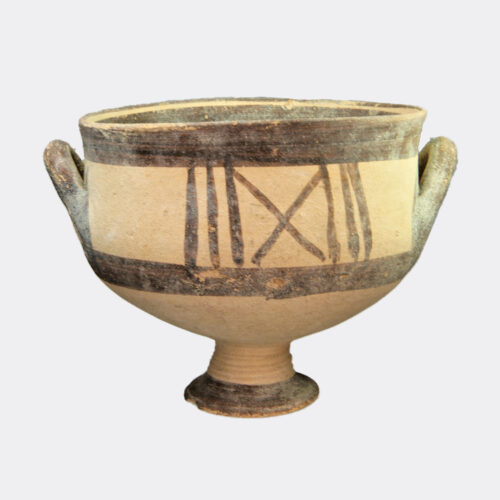 Cypriot Antiquities - Cypriot painted pottery chalice