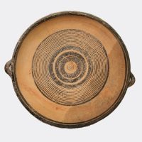Cypriot Antiquities - Cypriot painted pottery bowl, reputedly ex. Cyprus Museum