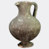 Cypriot Antiquities - Cypriot grey slip grooved pottery jug