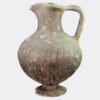 Cypriot Antiquities - Cypriot grey slip grooved pottery jug