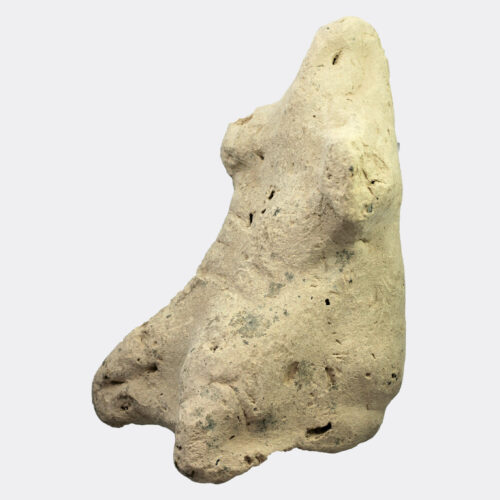 Anatolian Chalcolithic clay steatopygous female figurine