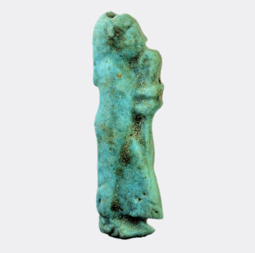 Egyptian faience Imsety amulet