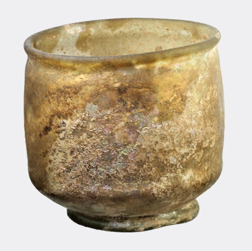 Roman glass beaker, reputedly found near Aleppo in 1919