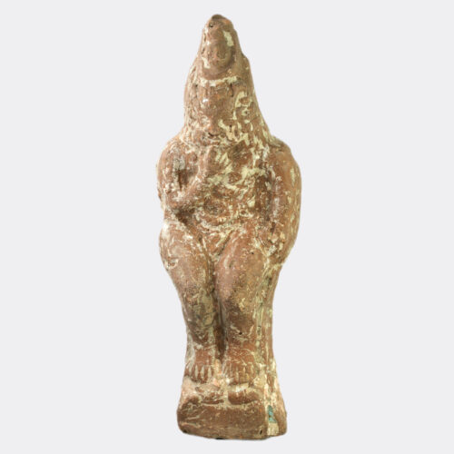 Egyptian terracotta amuletic figure of Harpocrates