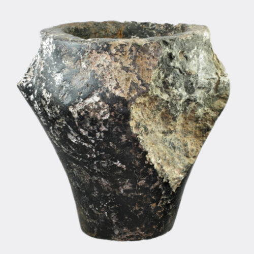 Minoan serpentine stone libation table