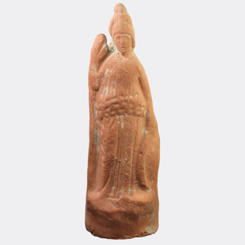 Roman terracotta figure of Minerva