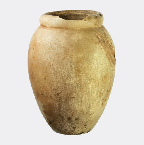 Egyptian Early Dynastic alabaster brim vase