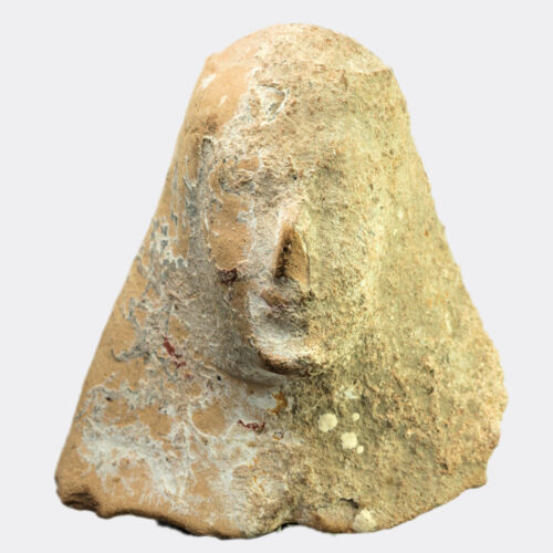 Greek Archaic terracotta kore head