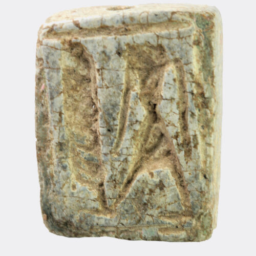 Egyptian steatite double-sided seal