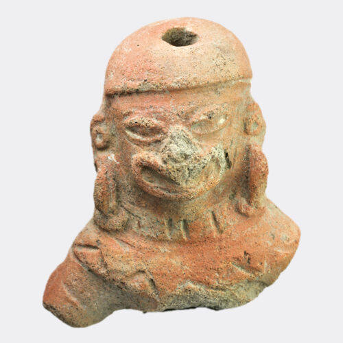 Pre-Columbian pottery figure fragment