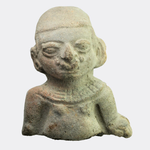 Pre-Columbian pottery figure fragment