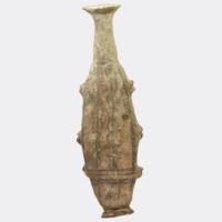 Cypriot Middle Bronze Age pottery flask