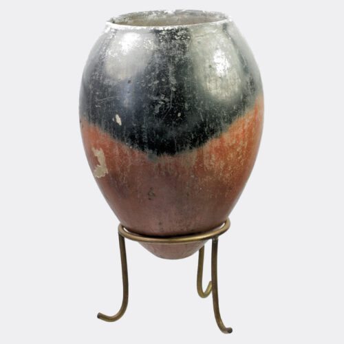 Egyptian Predynastic Naqada blacktop vase, ex. Stanley Seeger collection