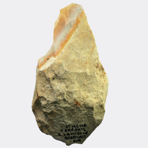 Acheulean chert hand-axe from Charente, France