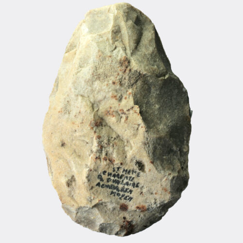 Acheulean chert hand-axe from Charente, France