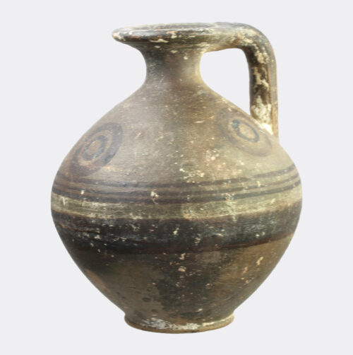 Cypriot Archaic period painted pottery jug