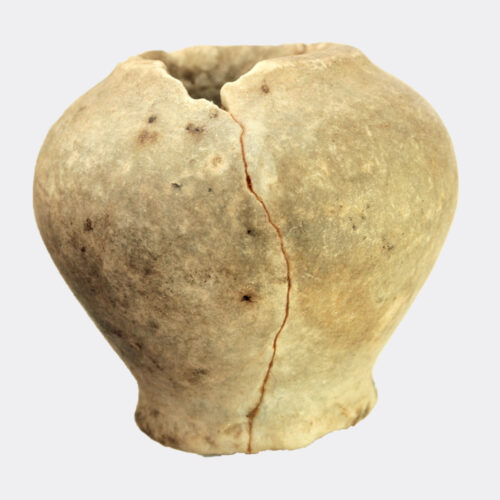 Egyptian Middle Kingdom small calcite kohl jar