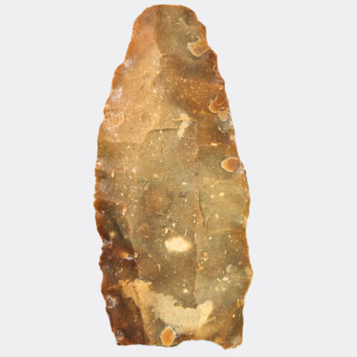 Neolithic large flint slab "livre de beurre" from Abilly, France