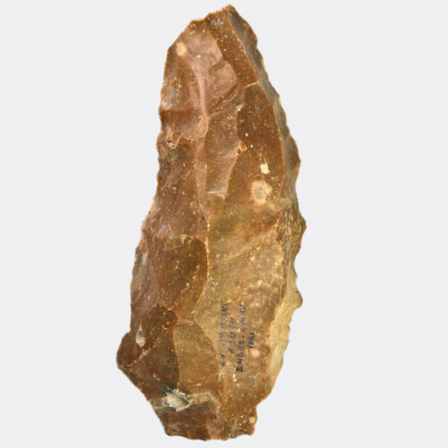 Neolithic large flint slab "livre de beurre" from Abilly, France