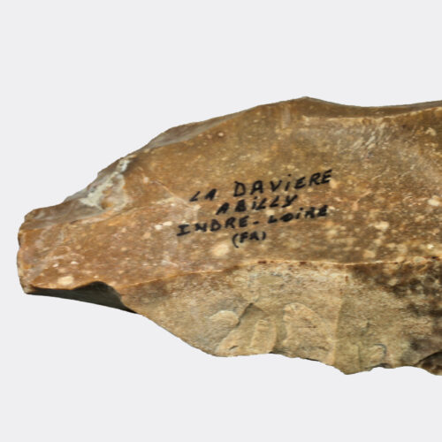 Neolithic large flint slab "livre de beurre" from Abilly, France