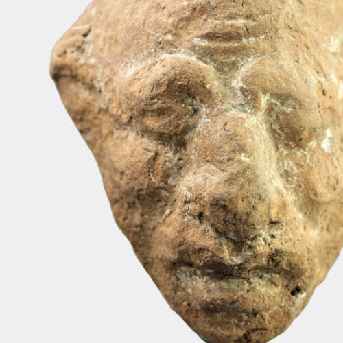 Greek Hellenistic terracotta grotesque mask