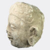 Gandhara stucco moulded Buddhist head