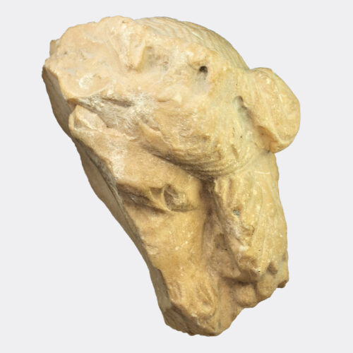 Roman Giallo Antico Hermes head herm fragment