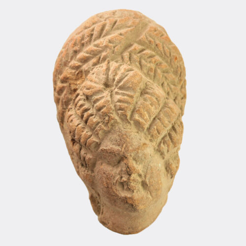 Roman Egyptian terracotta head of a matriarch