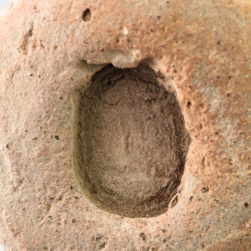 Egyptian clay cartouche mould