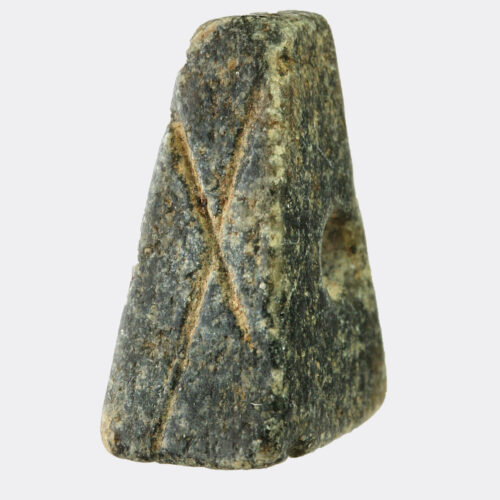 West Asian grey steatite pyramidal seal