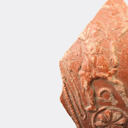 Roman signed Samian ware fragment depicting Venus