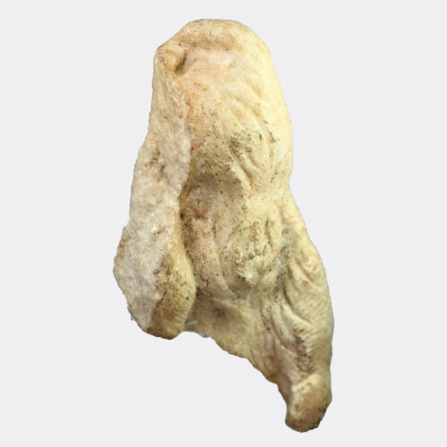 Hellenistic marble fur or pelt fragment