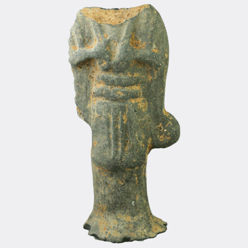 Etruscan bucchero ware figure fragment
