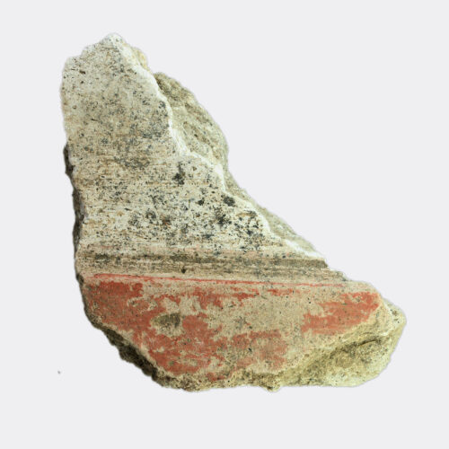 Roman stucco mural fragment