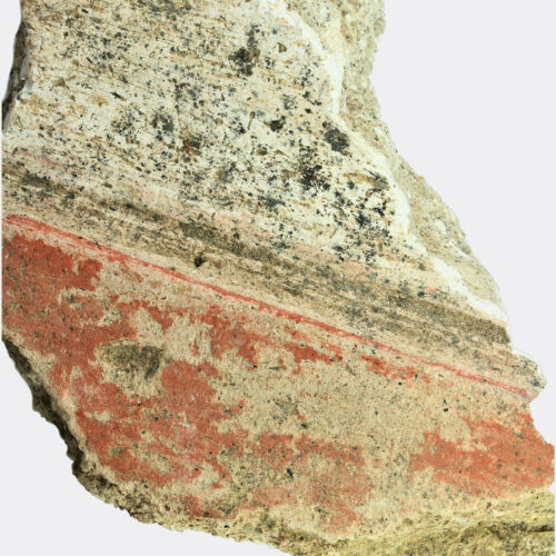 Roman stucco mural fragment